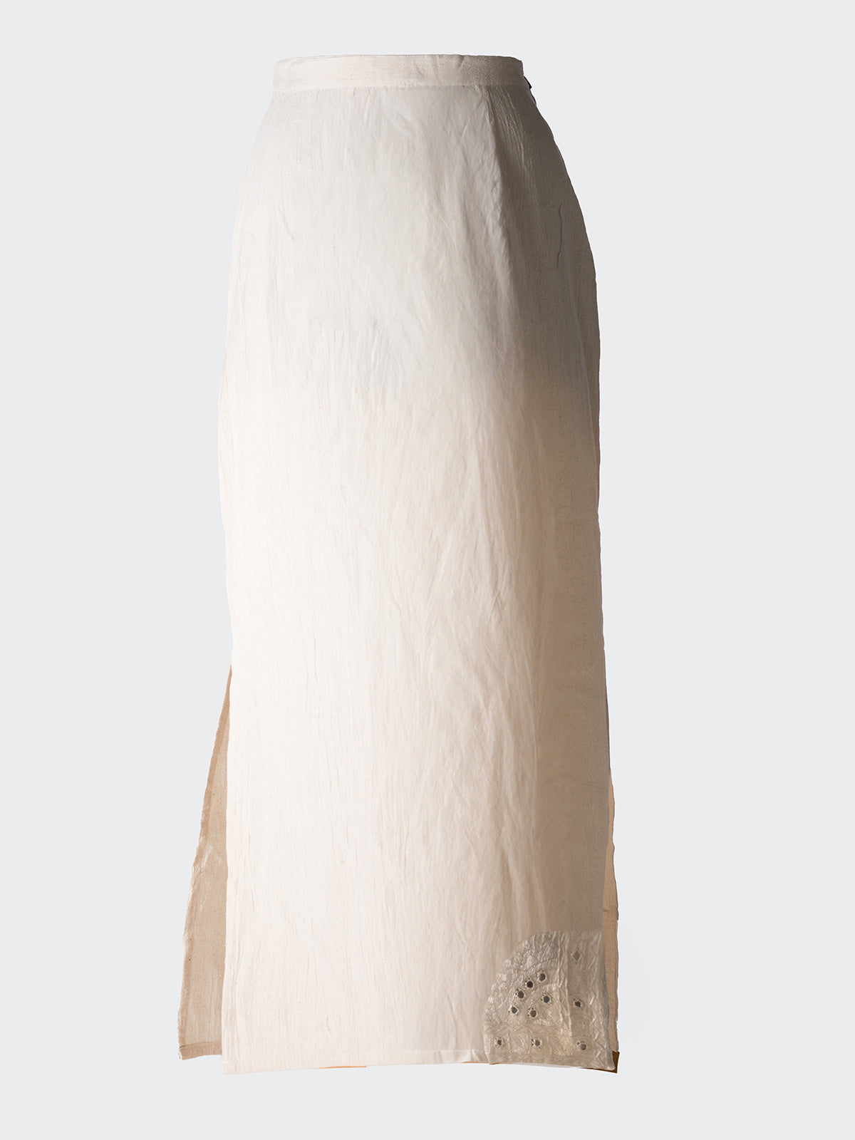 Kala Cotton Maxi Skirt - Raw