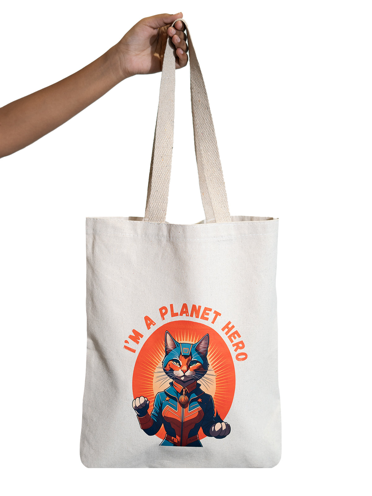 The Planet Hero Canvas tote