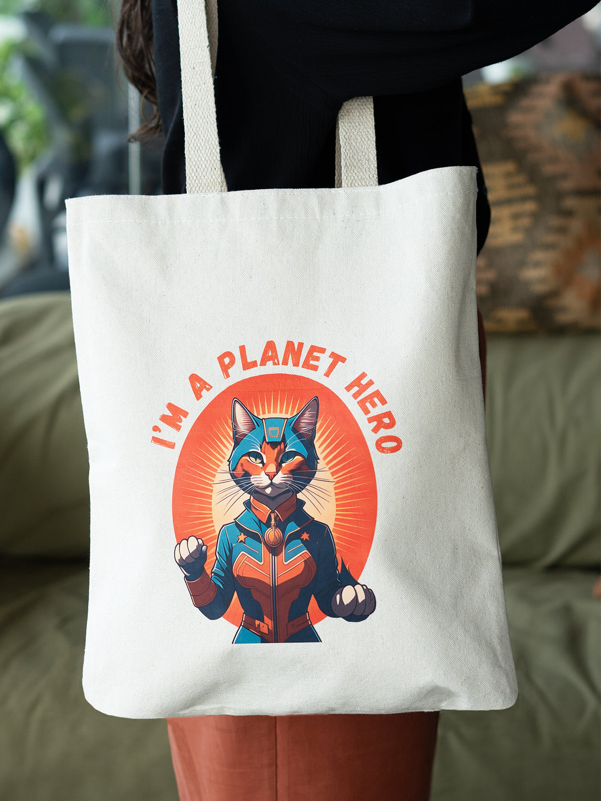 The Planet Hero Canvas tote