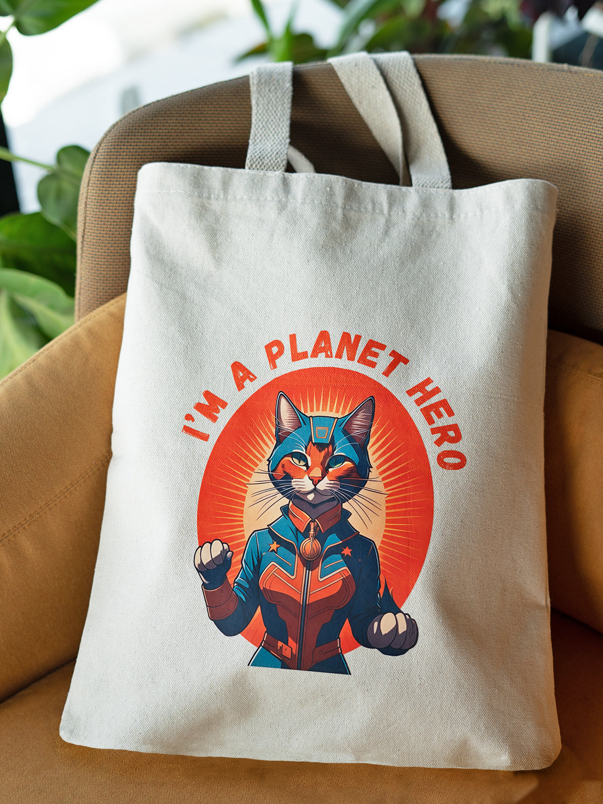 The Planet Hero Canvas tote