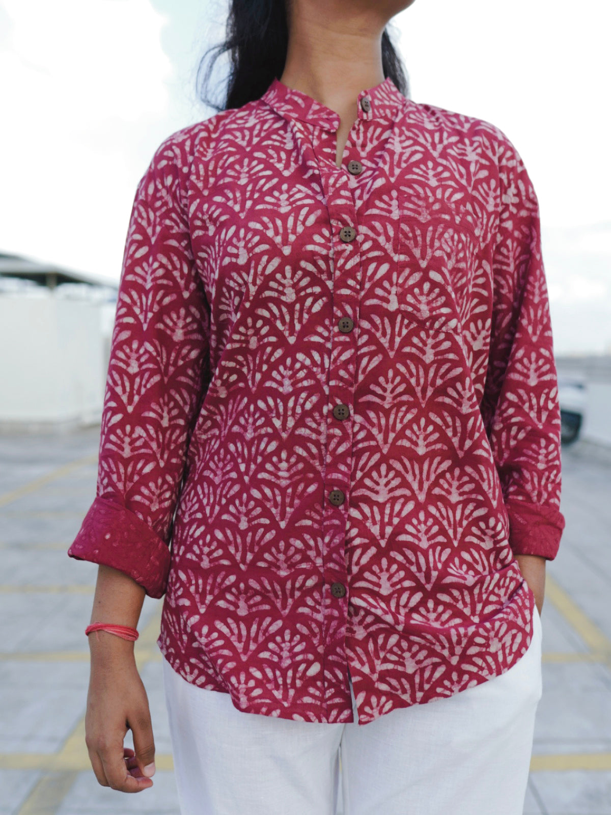 Lotus Print Shirt
