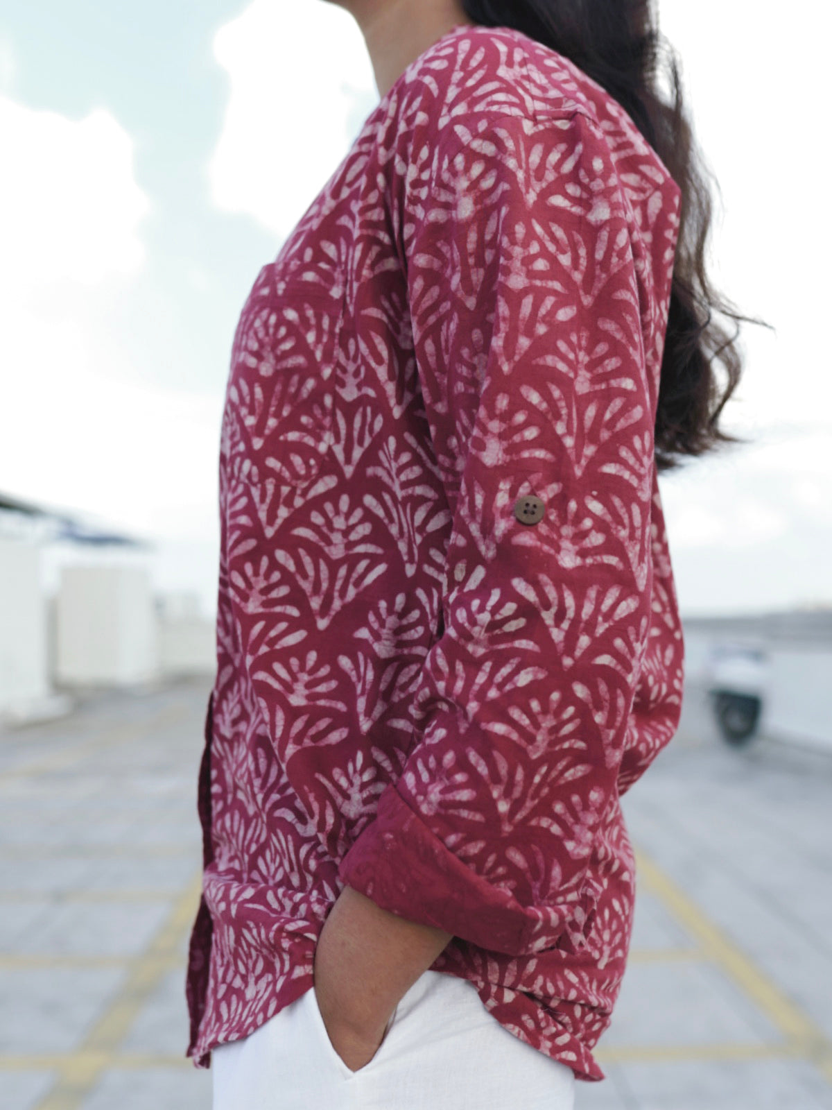 Lotus Print Shirt