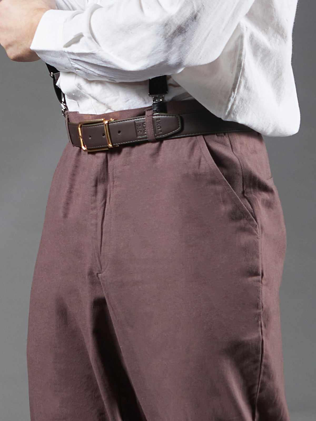 Spanish Mauve- Kala Cotton Trousers