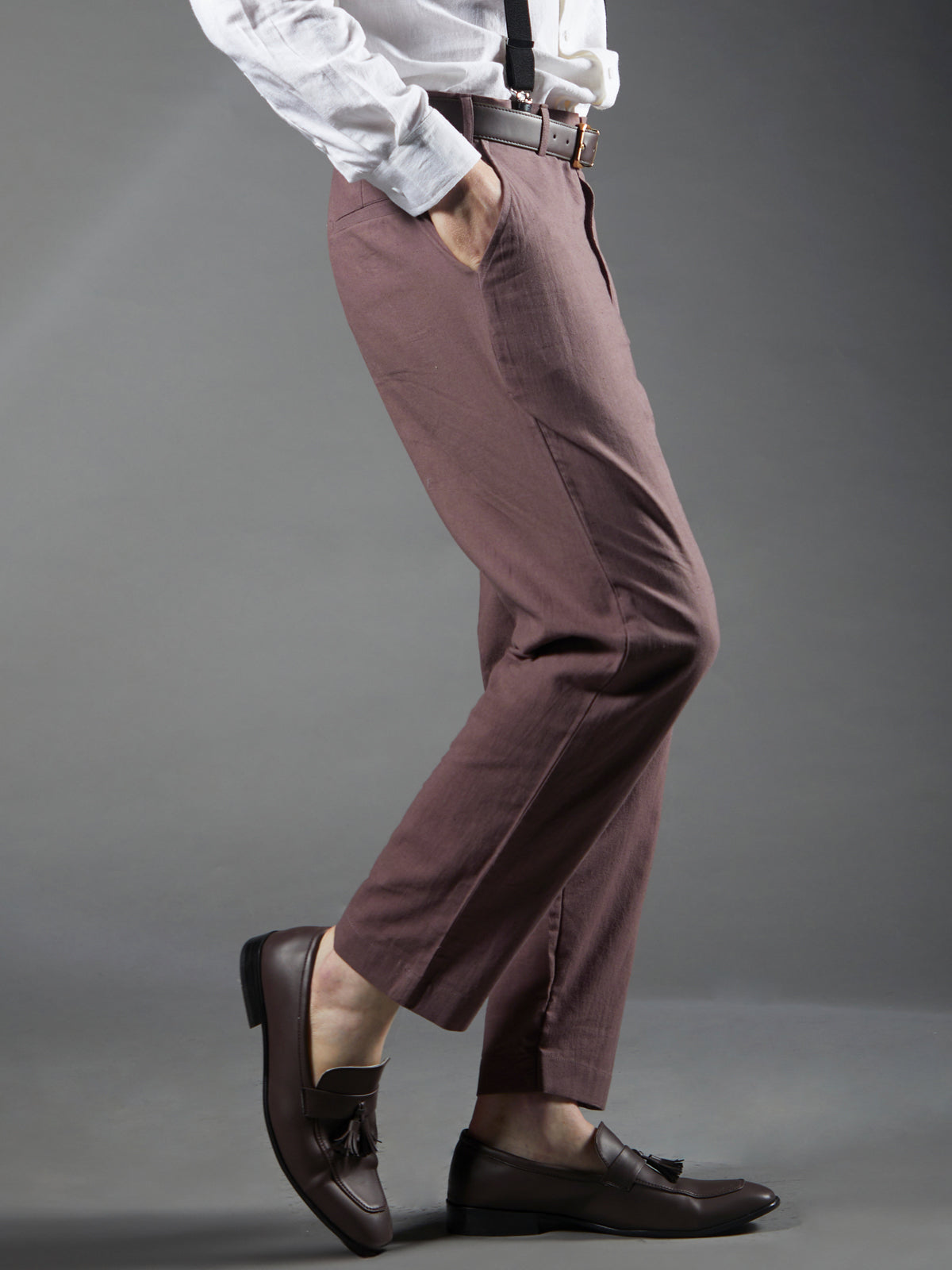 Spanish Mauve- Kala Cotton Trousers